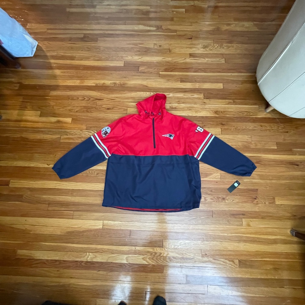 NFL New England Patriots Pullover Windbreaker